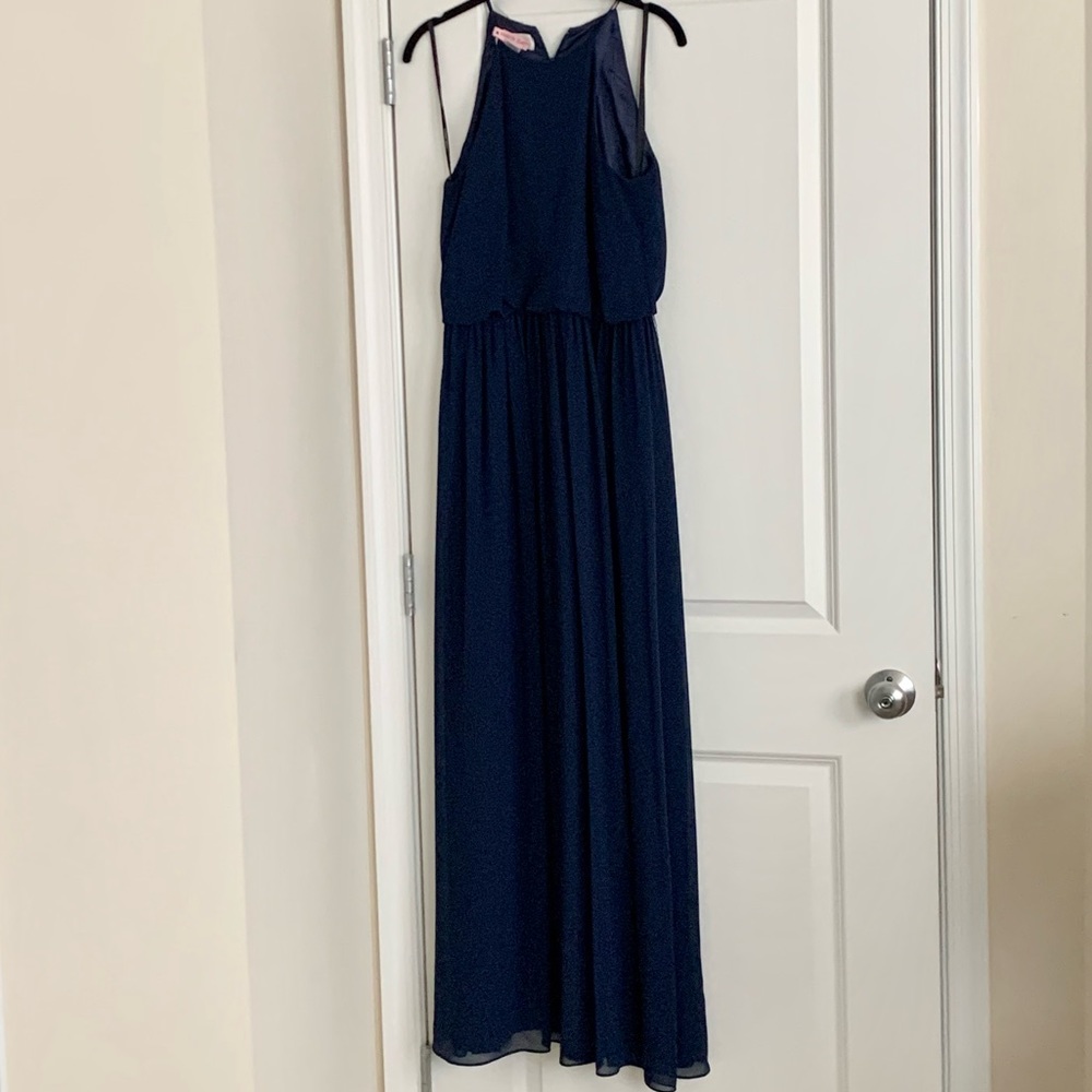 Bridesmaid/Maxi Dress, Navy, Size 4
